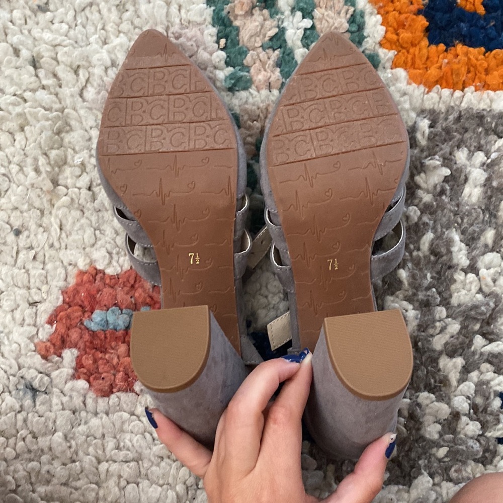 Never worn. Gray heels. - Picture 2 of 3